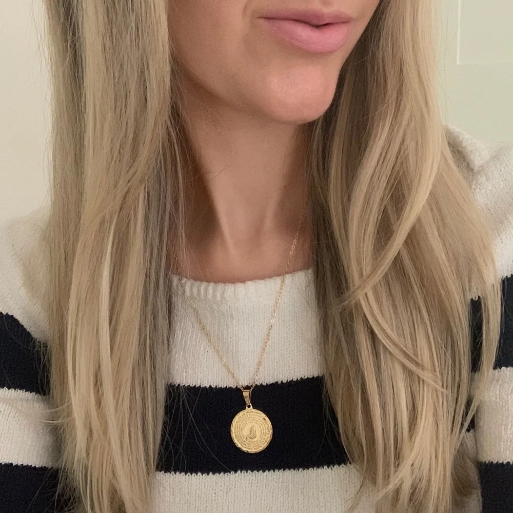 Our Father Prayer Necklace | 18k Gold Filled - Picture 2 of 9